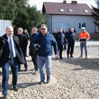  Konferencja prasowa nt. inwestycji pn. „Budowa Komisariatu Policji w Zatorze”.     